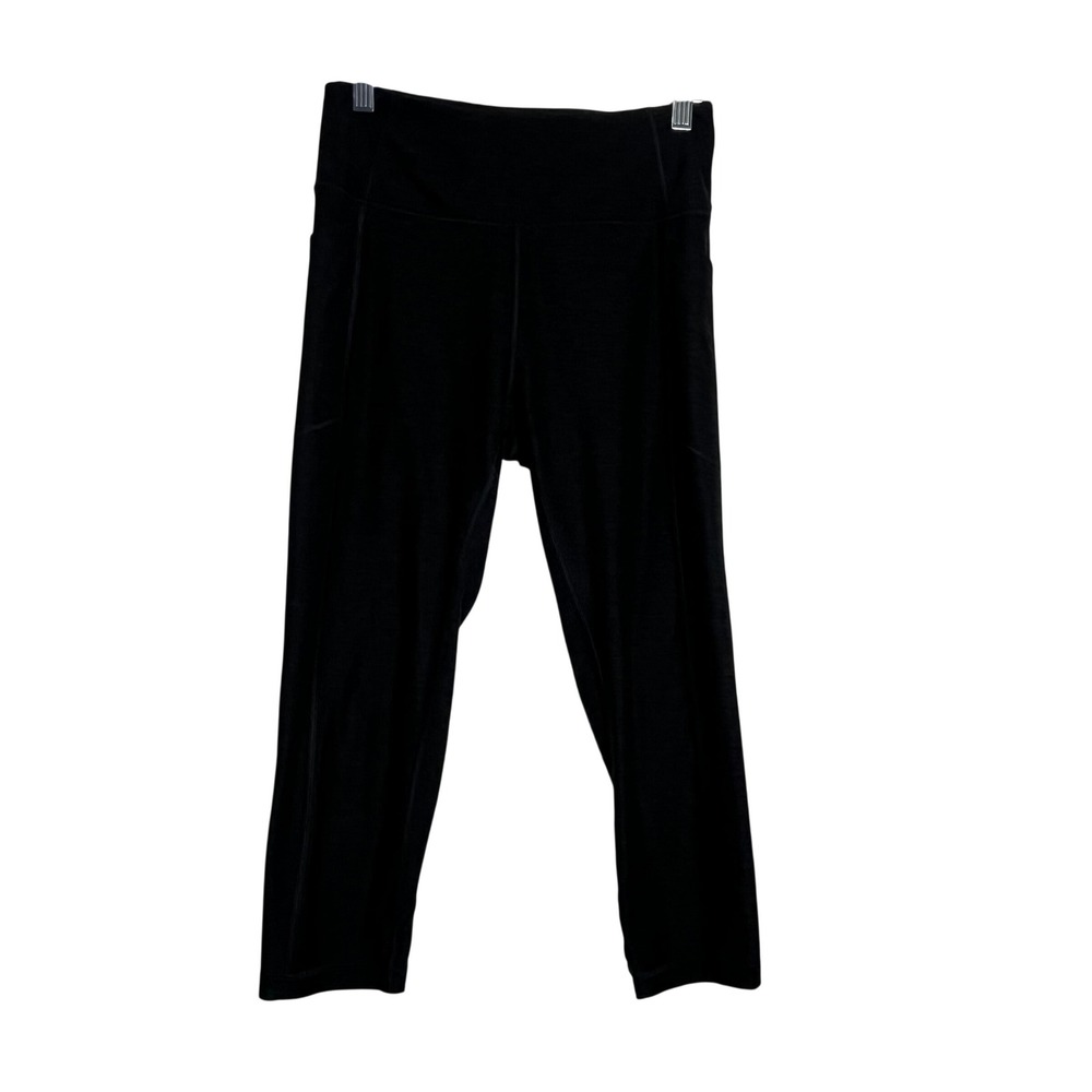 Victoria's Secret Capri Leggings Gray High‎ Waist With Pockets Size 6